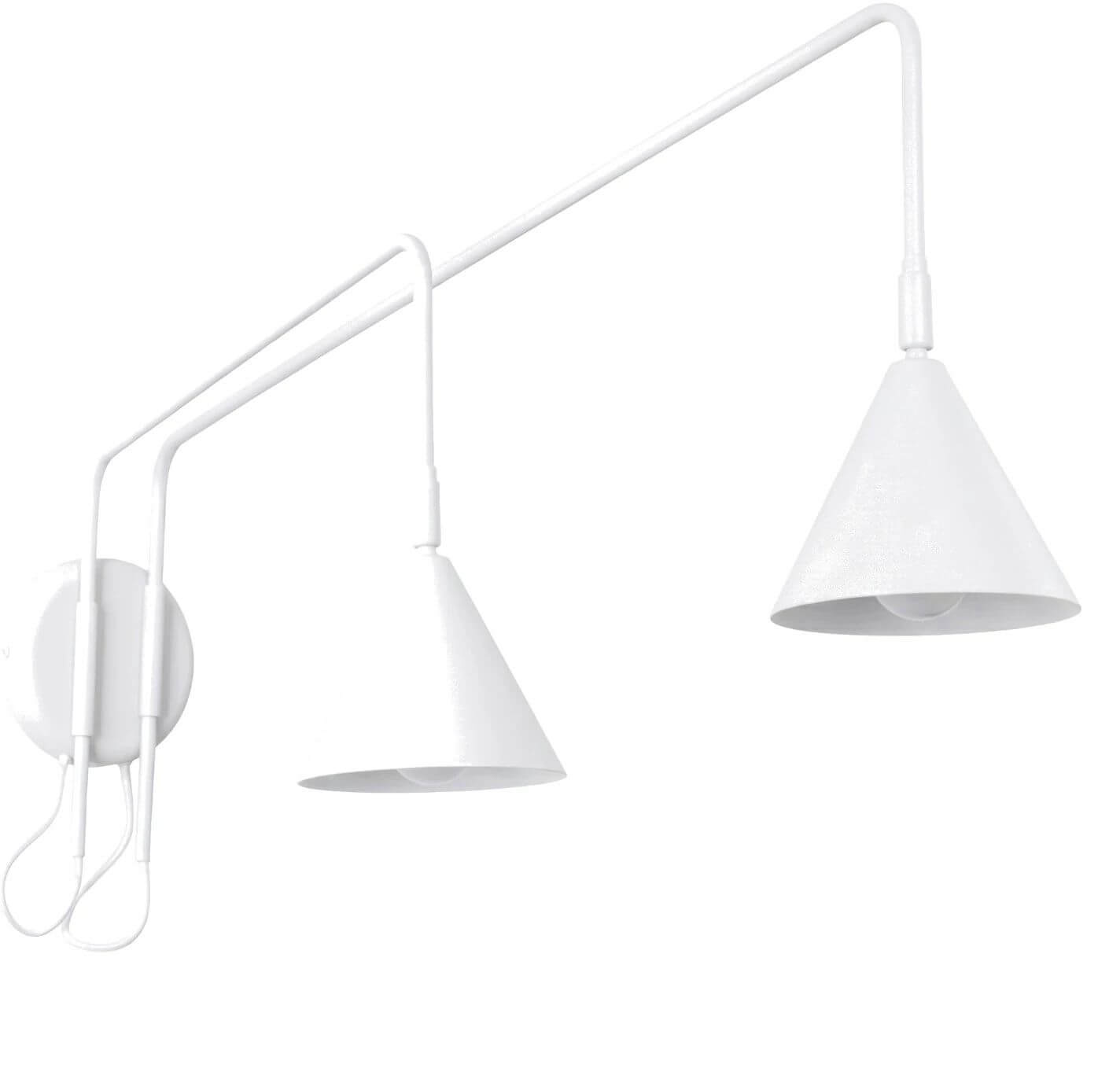 Sollux Lighting Nox applique murale 2x10 W blanc SL.2506