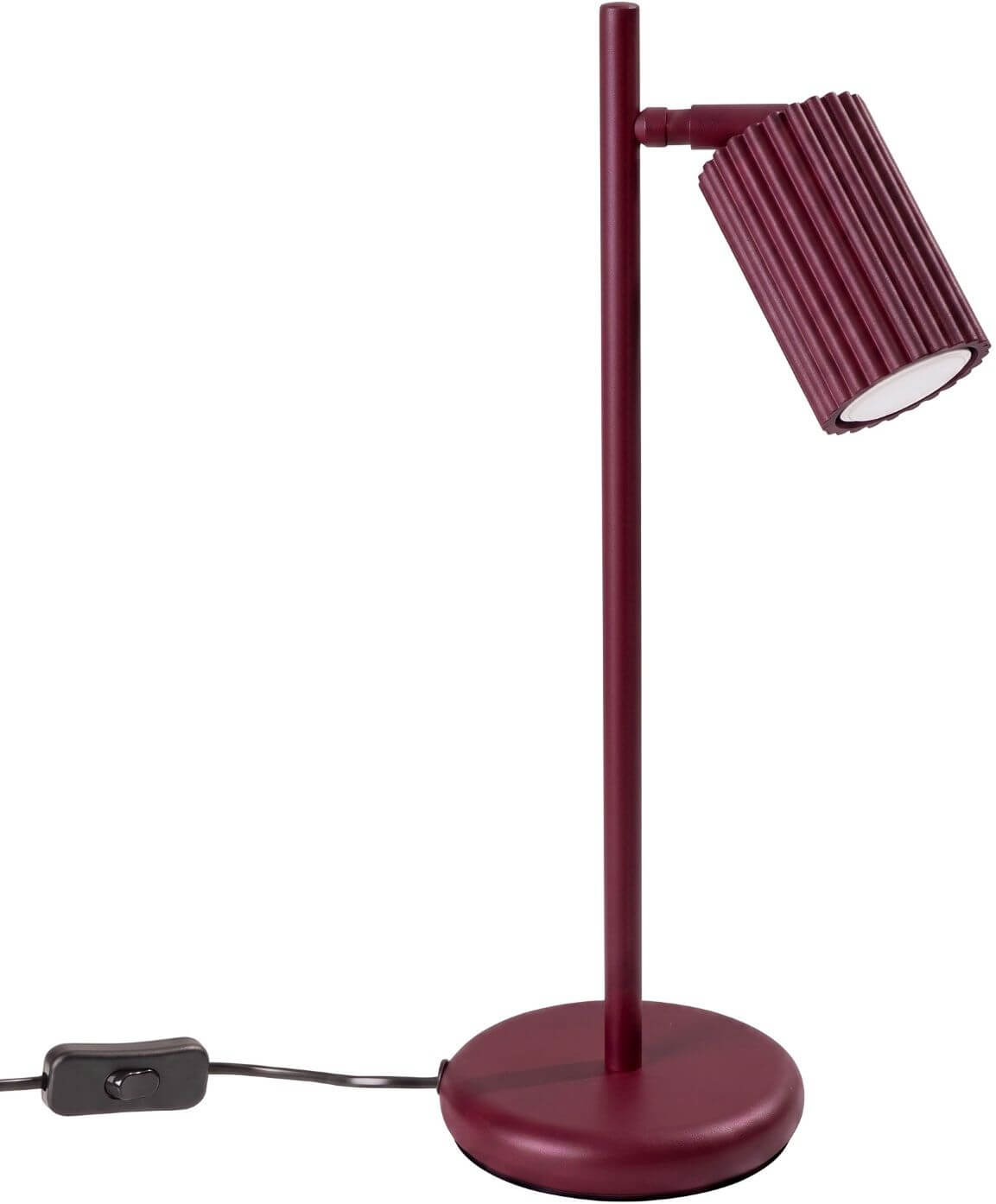 Sollux Lighting Karbon lampe de bureau 1x10 W bordeaux SL.2305
