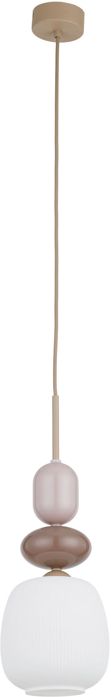 TK Lighting Zen Sabia lampe suspendue 1x10 W blanc-beige 11870