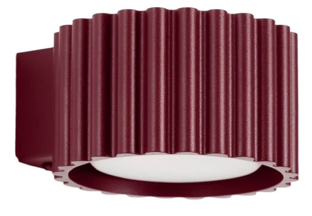 Sollux Lighting Aura applique murale 1x10 W bordeaux SL.2620
