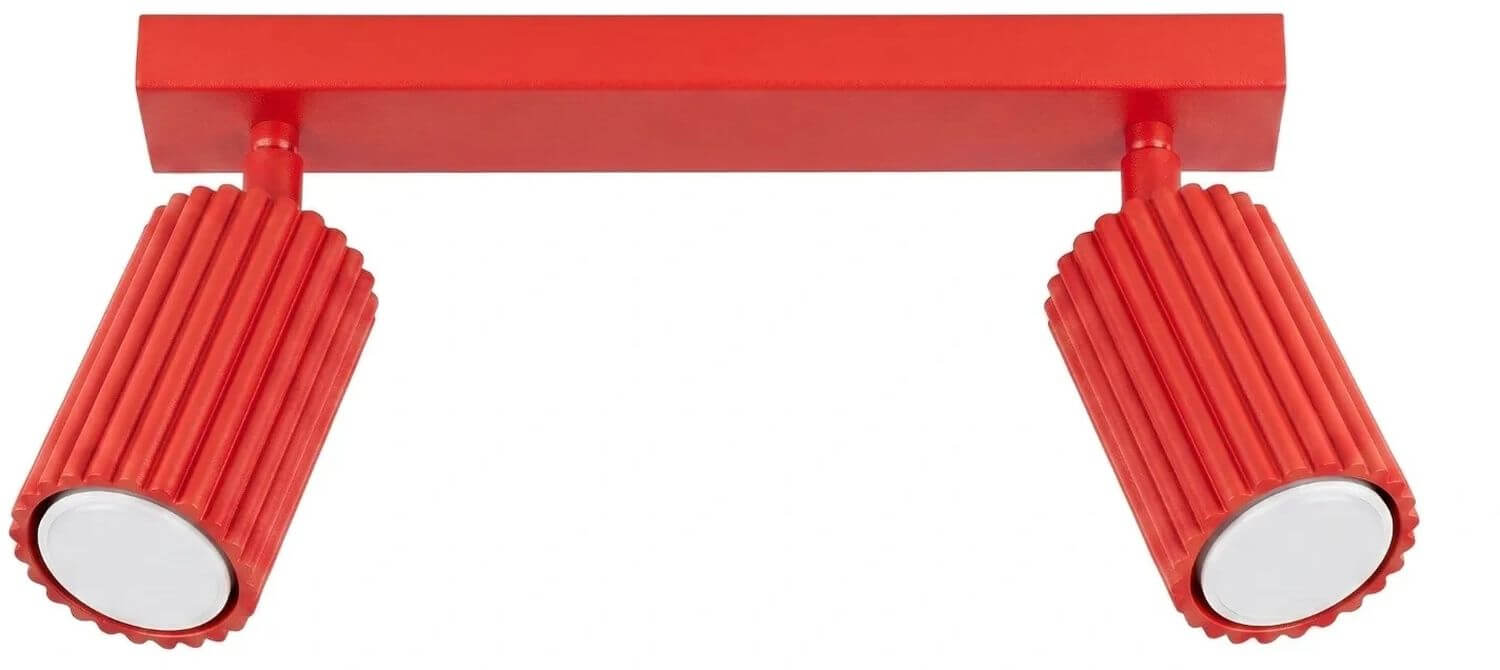 Sollux Lighting Karbon plafonnier 2x10 W rouge SL.2365