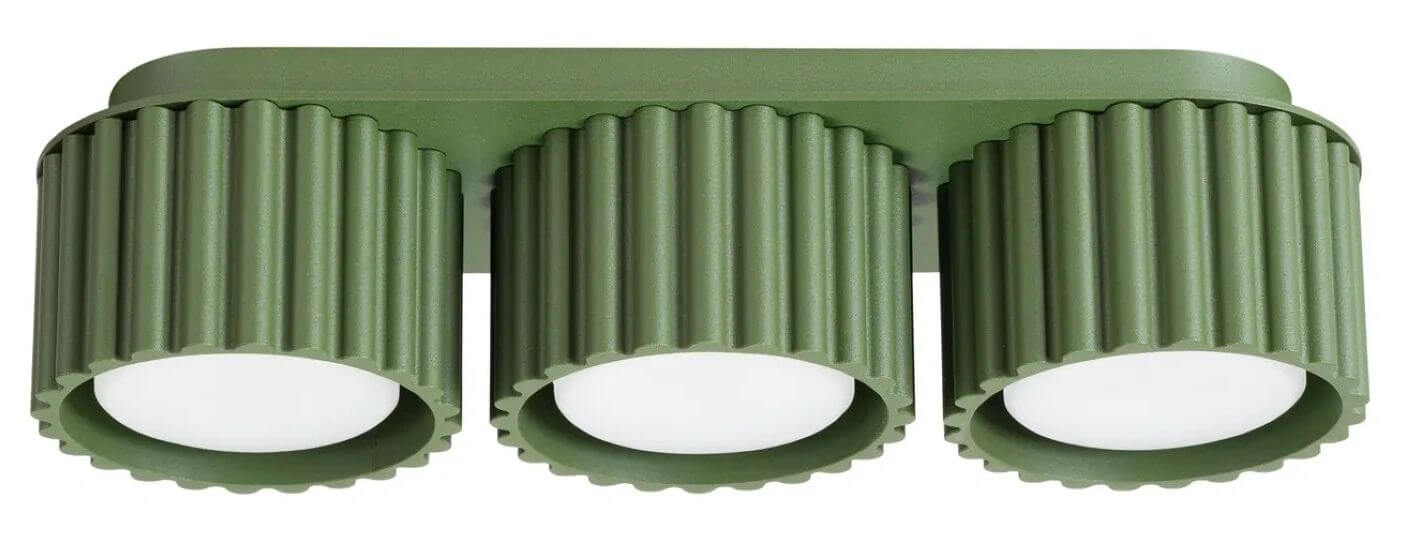 Sollux Lighting Aura plafonnier 3x10 W vert SL.2631