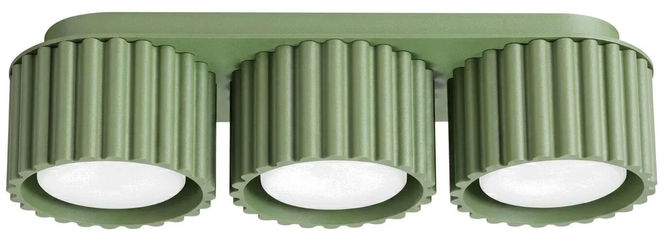 Sollux Lighting Aura plafonnier 3x10 W vert SL.2639