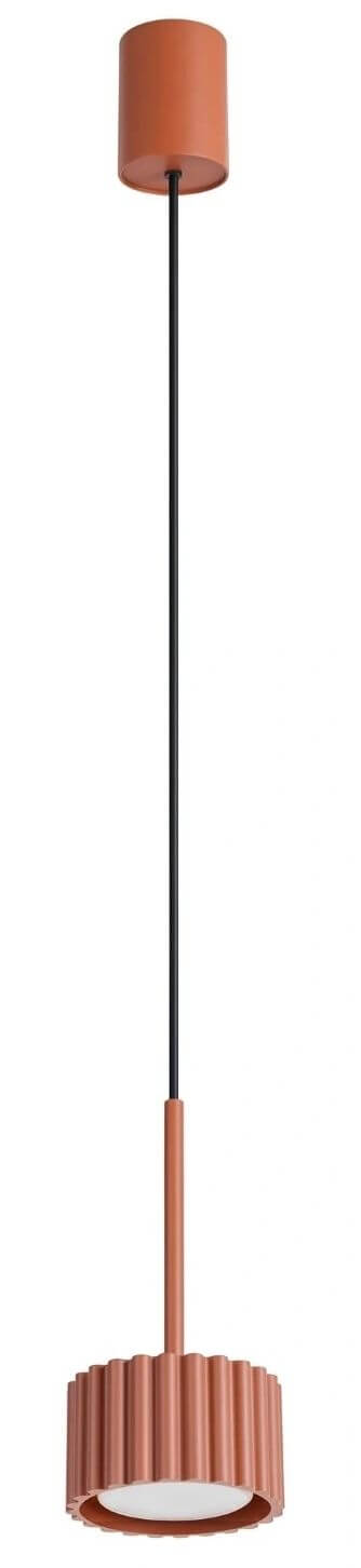 Sollux Lighting Aura lampe suspendue 1x10 W rouge SL.2680