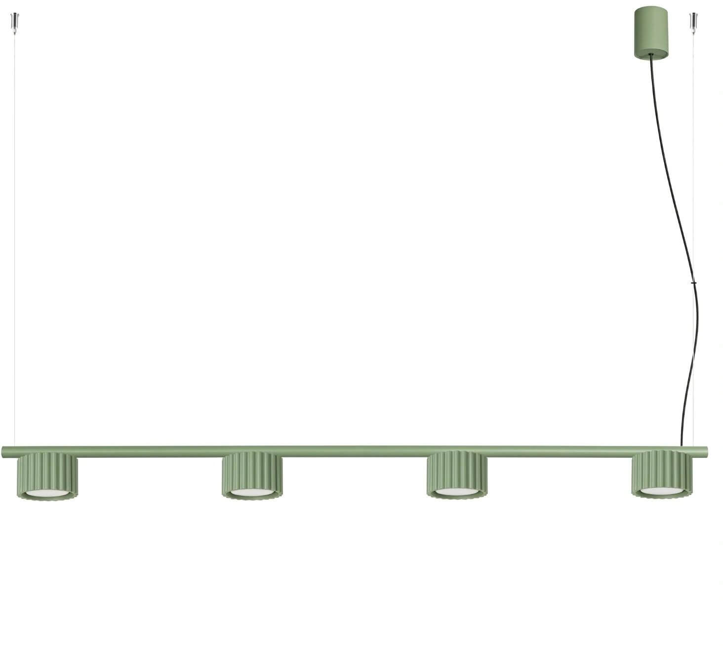 Sollux Lighting Aura lampe suspendue 4x10 W vert SL.2706
