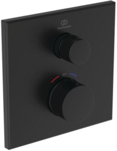 Ideal Standard Ceratherm Navigo mitigeur de douche encastrée avec thermostat noir A8580XG