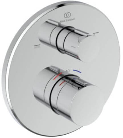 Ideal Standard Ceratherm T100 mitigeur bain-douche encastrée avec thermostat chrome A8584AA