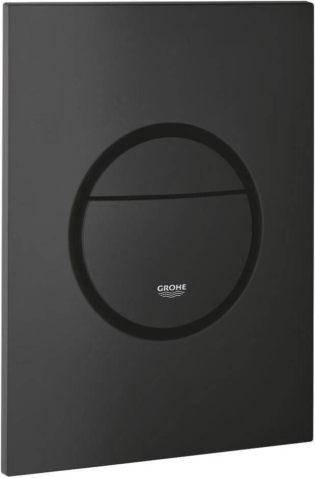 Grohe Nova Cosmopolitan S bouton de chasse d'eau pour WC noir 37601KF0