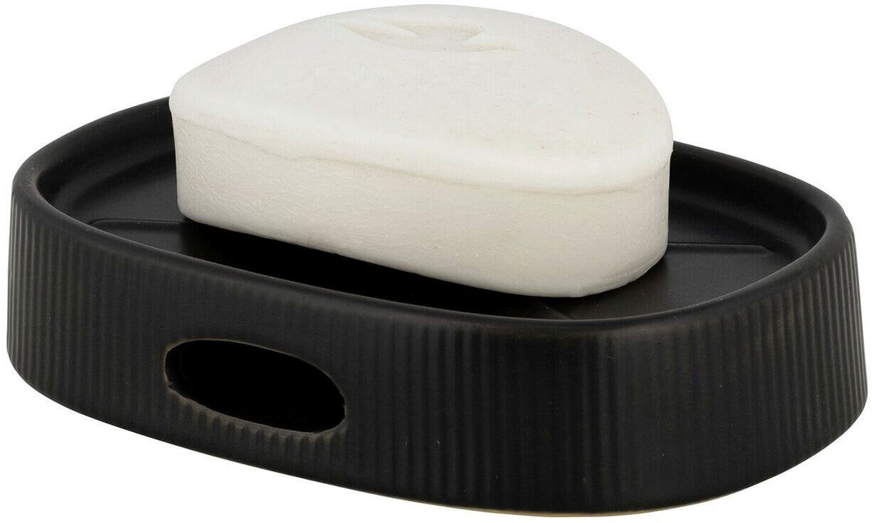 Wenko Fablo porte-savon sur pied noir 26550100