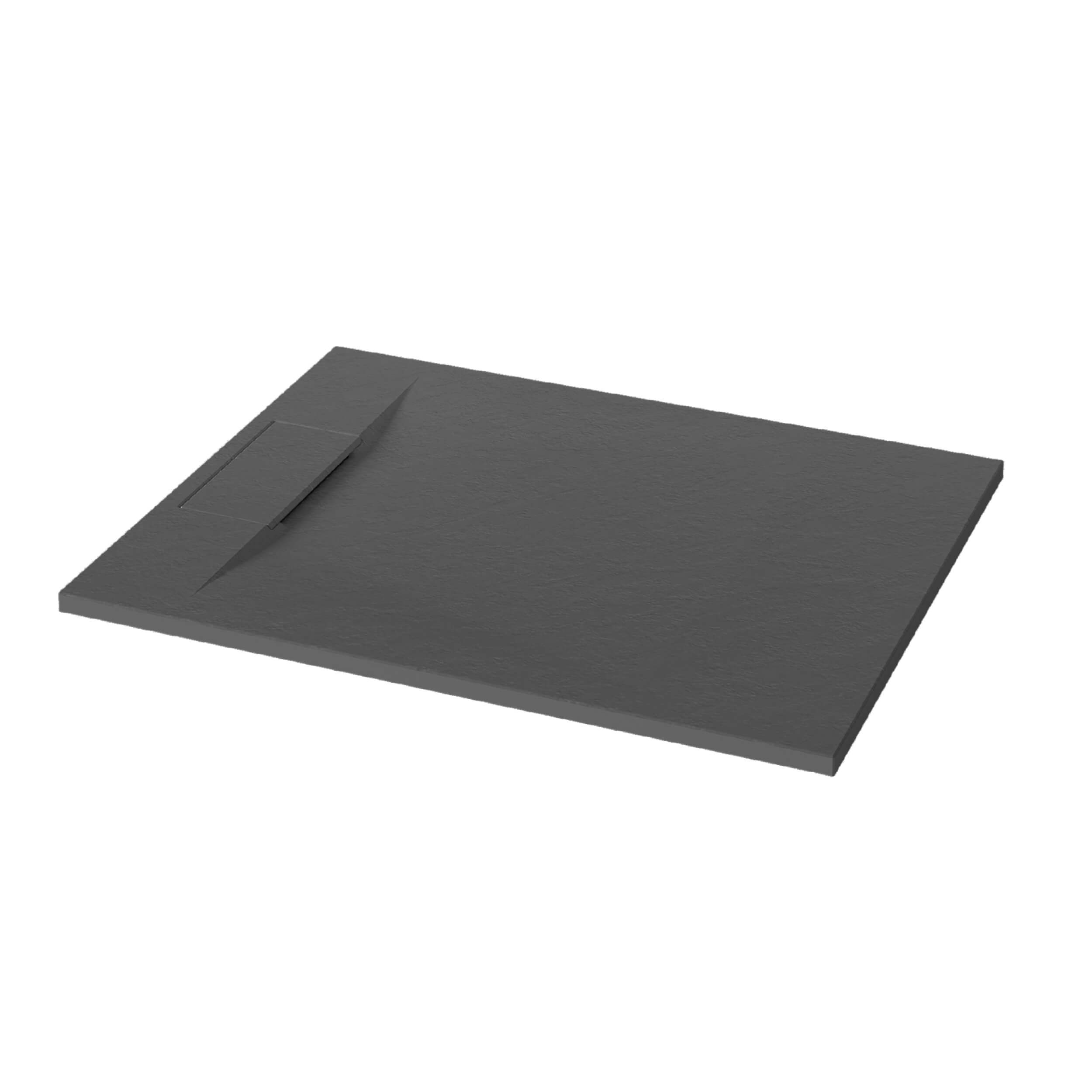Invena Alvero receveur de douche rectangulaire 110x80 cm noir AK-7C-811
