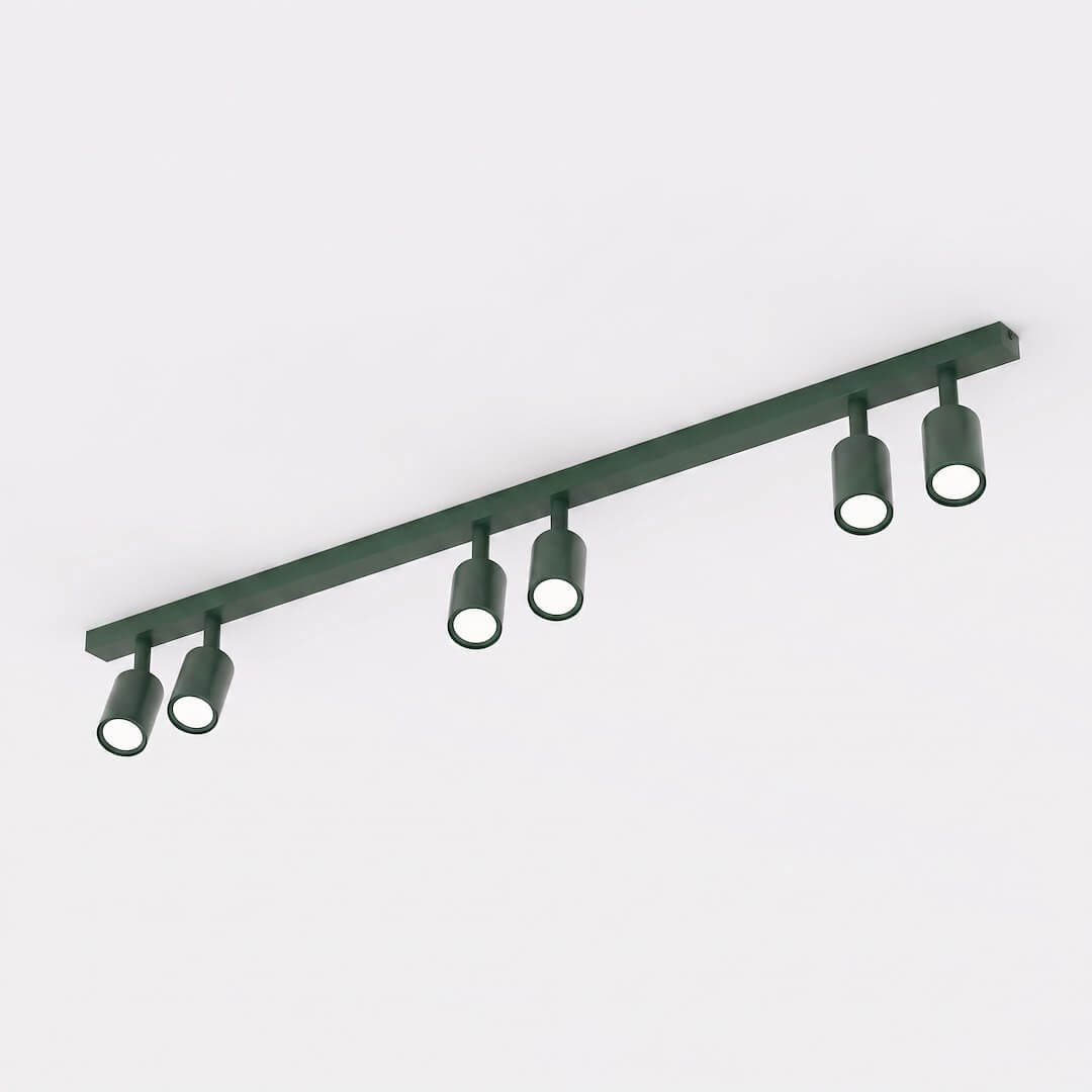 Emibig Flash plafonnier 6x10 W vert 1838/6