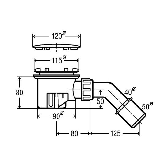 Set cabine de douche Ravak Blix 3B270C00Z1, receveur de douche semi-circulaire Ravak Ronda GPX2240132, 364786