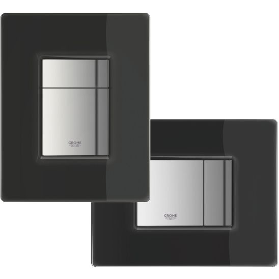 Set bouton de chasse d'eau Grohe Skate 38845KS0, châssis encastré Grohe Rapid SL 38539001