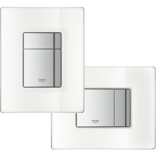 Set bouton de chasse d'eau Grohe Skate 38845LS0, châssis encastré Grohe Rapid SL 38539001