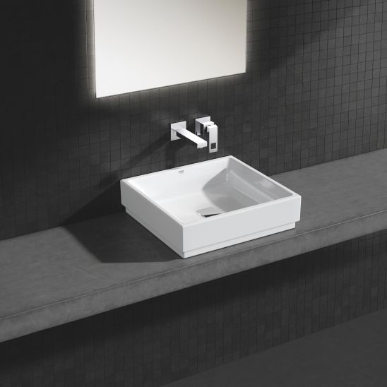 Set mitigeur de lavabo Grohe Eurocube 19895000, élément encastré Grohe 23200002