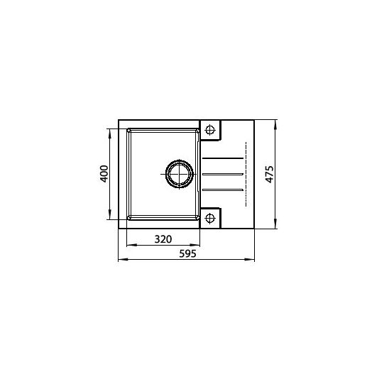 Set évier en granit Alveus Rock'n'Roll 1213011, mitigeur de cuisine Deante Aster BCA062M