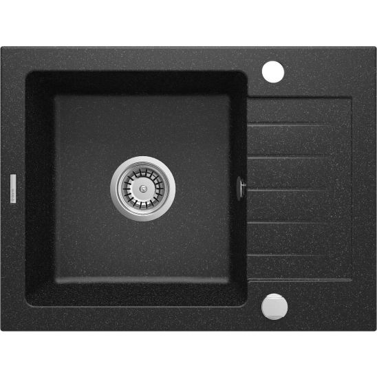 Set évier en granit Deante Zorba ZQZ_211A, mitigeur de cuisine Deante Nemezja BEN_262M