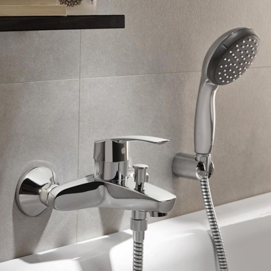 Set mitigeur bain-douche Grohe Eurosmart 33300002, mitigeur de lavabo Grohe Eurosmart 33265002