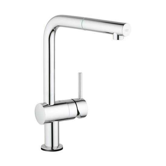 Set mitigeur de cuisine Grohe Minta 31360001, évier en granit Grohe K700 31654AP0