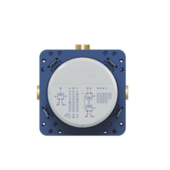 Set mitigeur bain-douche Grohe Grohtherm SmartControl 29125000, douche à effet de pluie Grohe Vitalio Comfort 26695000, 35600000, 27400000, 27851000, 28741002