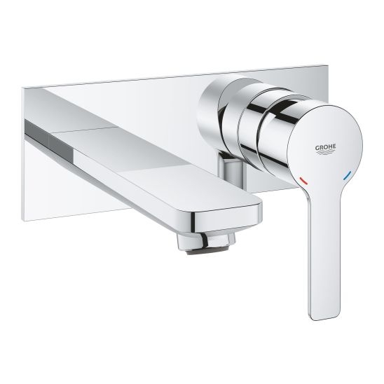 Set mitigeur de lavabo Grohe Lineare 19409001, élément encastré de mitigeur Grohe Eurostyle 23571000