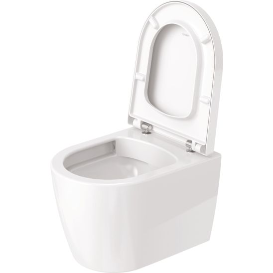 Set cuvette de WC Duravit ME by Starck 2530092000, abattant de WC Duravit ME by Starck 0020190000