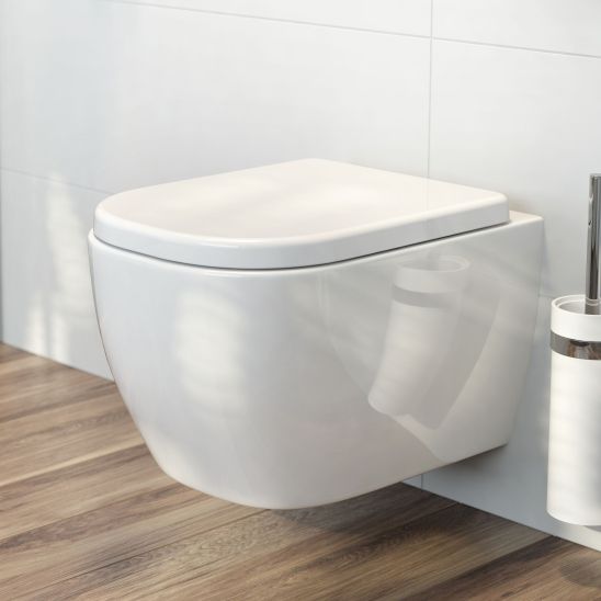 Set cuvette de WC Oltens Vernal 42002000, châssis encastré Tece Base 9400407, 9240407, 45104000