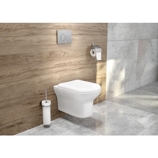 Set cuvette de WC Oltens Gulfoss 42503000, abattant de WC Oltens Gulfoss 45106000