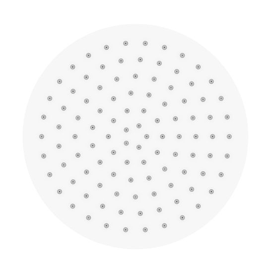 Set douche à effet de pluie Oltens Vindel 37000100, bras mural Oltens Lagan 39400100