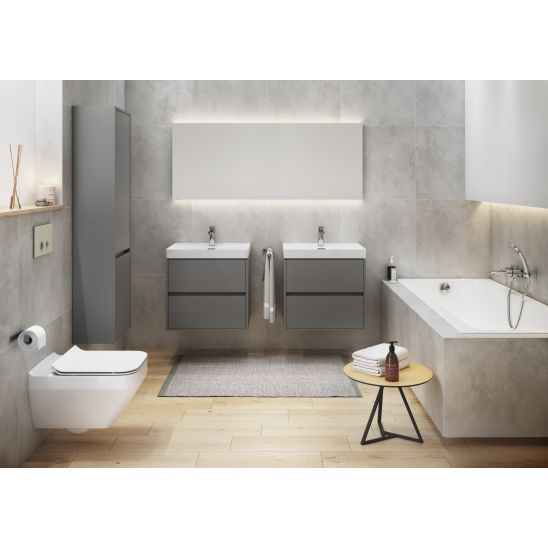 Set armoire Cersanit Crea S924-007, lavabo Cersanit Crea K114-005