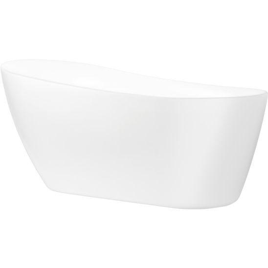 Set baignoire autoportante Oltens Gocta 12006000, couvercle en liège Oltens 09002000, 09004000