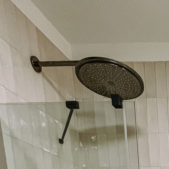 Set douche à effet de pluie avec bras Grohe Rainshower 26066A00, mitigeur bain-douche Grohe Grohtherm SmartControl 29119A00, 26574A00, 27057A00, 27074A00, 28362A01