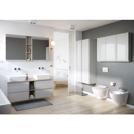 Set armoire Cersanit Moduo S929-010, lavabo Cersanit Moduo K116-052, S590-030, K116-018, K116-020, S590-023