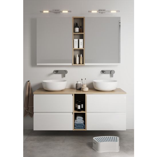 Set armoire Cersanit Moduo S929-010, lavabo Cersanit Moduo K116-052, S590-030, K116-018, K116-020, S590-023