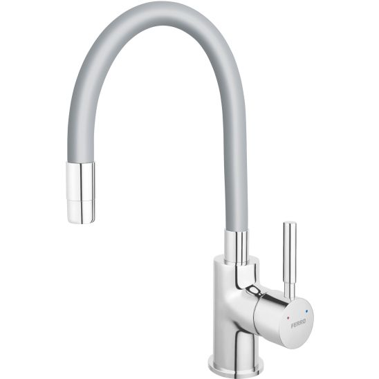 Set évier en acier inoxydable Franke Smart 101.0368.324, mitigeur de cuisine Ferro Zumba BZA4S