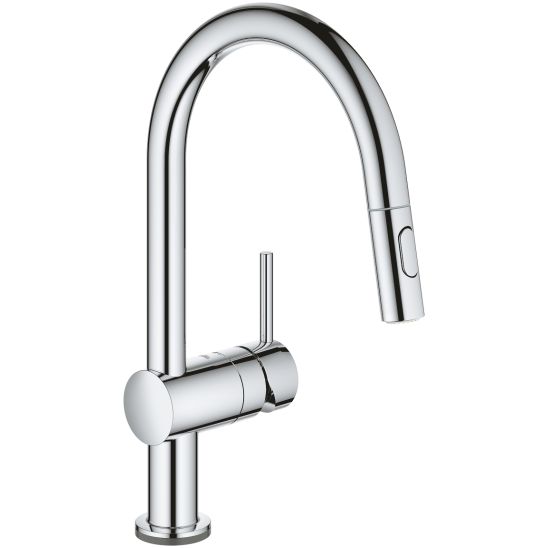 Set mitigeur de cuisine Grohe Minta 31358002, évier en granit Grohe K700 31654AP0