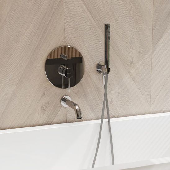 Set mitigeur bain-douche Oltens Rann 34111100, douche à effet de pluie Oltens Vindel 37000100, 39100100, 39400100, 37102100, 39304100, 37200100