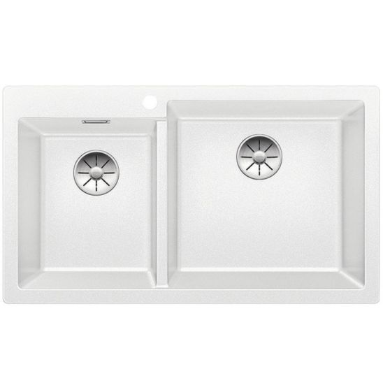 Set évier en granit Blanco Pleon 9 523061, mitigeur de cuisine Blanco Fontas II 523134