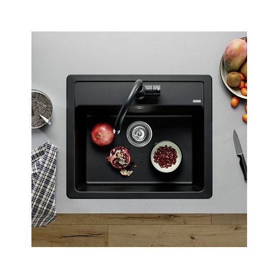 Set évier en granit Blanco Legra 6 523332, mitigeur de cuisine Blanco Mida 517742