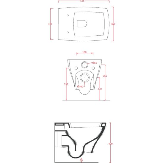 Set cuvette de WC Art Ceram Jazz JZV00101;00, abattant de WC Art Ceram Jazz JZA00601;71