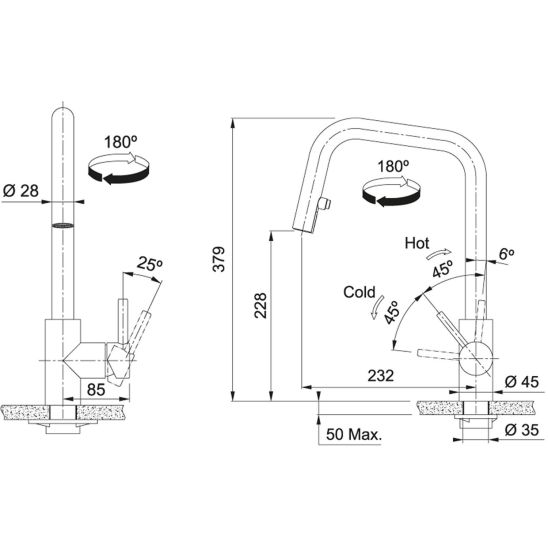Set mitigeur de cuisine Franke Eos 115.0529.207, distributeur de savon Franke Atlas 112.0717.084