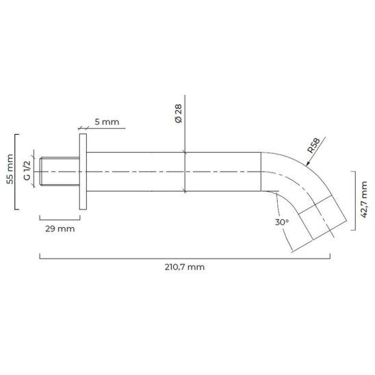 Set mitigeur bain-douche Oltens Katla 34600300, bec pour mitigeur Oltens Molle 39100300, 39304300, 37102300, 37200300