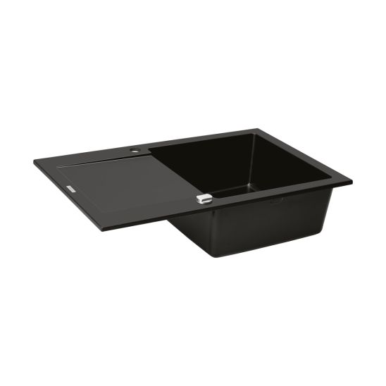 Set évier en granit Oltens Gravan 72100300, mitigeur de cuisine Oltens Litla 35204100