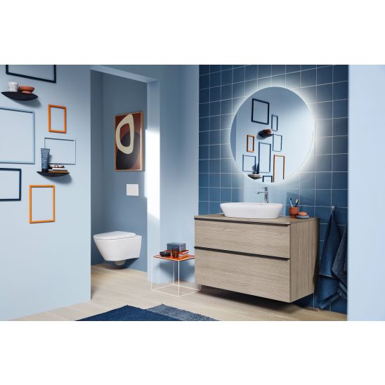 Set châssis encastré Duravit DuraSystem WD1029000000, cuvette WC avec abattant à descente lente Duravit D-Neo 45770900A1, WD5009011000