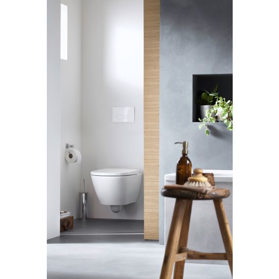 Set châssis encastré Duravit DuraSystem WD1029000000, cuvette WC avec abattant à descente lente Duravit D-Neo 45770900A1, WD5009011000