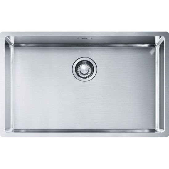 Set évier en acier inoxydable Franke Box 127.0453.658, mitigeur de cuisine Franke Atlas 115.0521.439