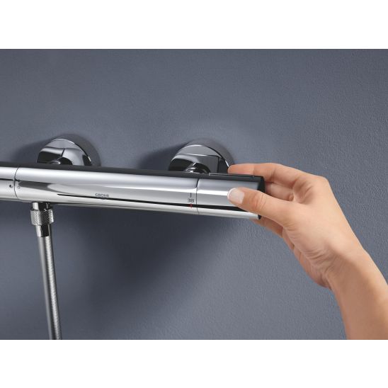 Set ensemble de douche Grohe Vitalio SmartActive 26598000, mitigeur de douche Grohe Grohtherm 800 Cosmopolitan 34765000