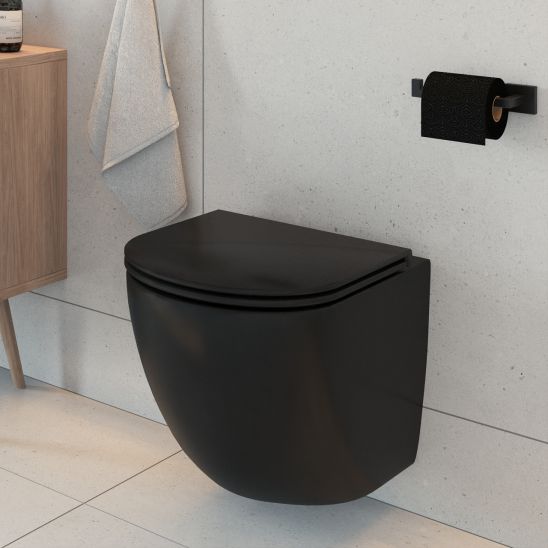 Set cuvette de WC Oltens Hamnes 42013300, châssis encastré Tece Base 9400407, 45100300, 9240407