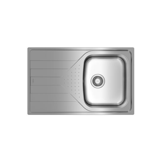 Set évier en acier inoxydable avec siphon Teka Universe 115110011, mitigeur de cuisine Teka IN 469781200