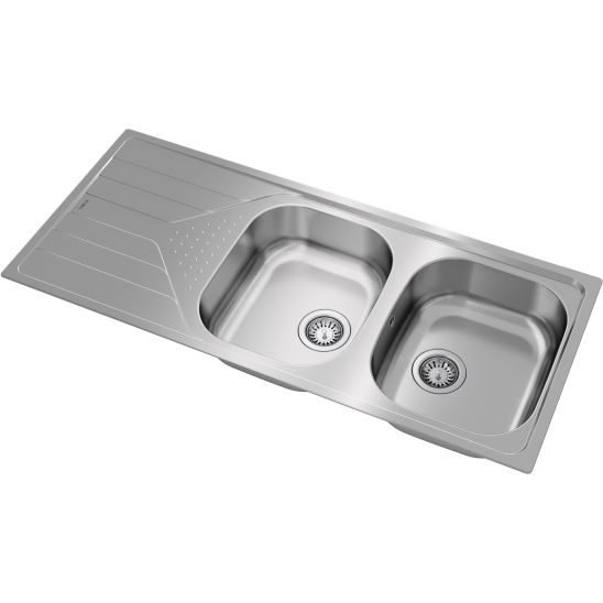 Set évier en acier inoxydable Teka Universe 115170006, mitigeur de cuisine Teka IN 469781200